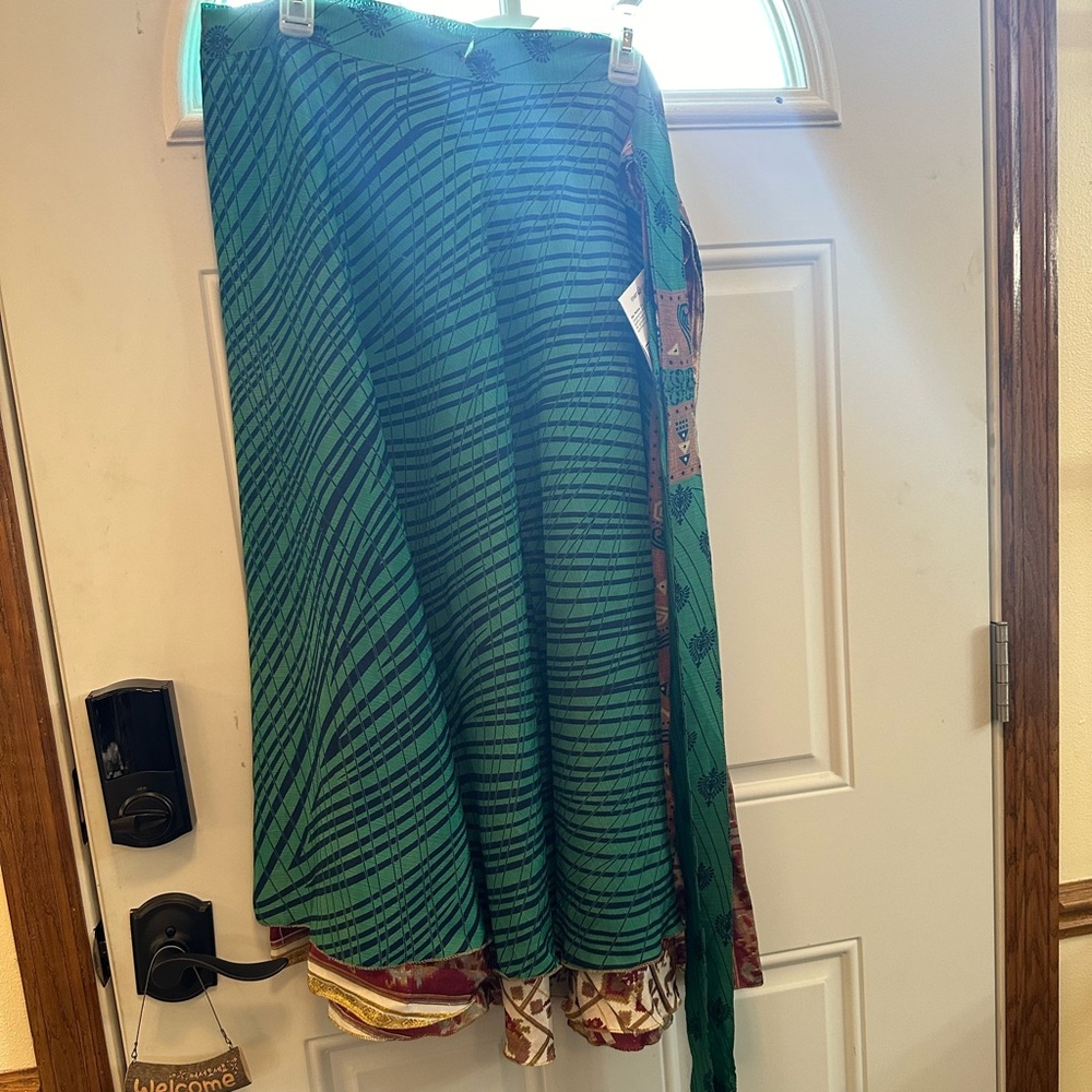 Junior size sari wrap skirt